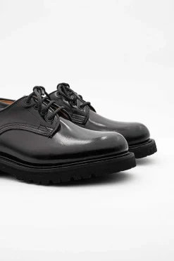 Tricker’s Black Bookbinder Derby Lace Up| Shoes