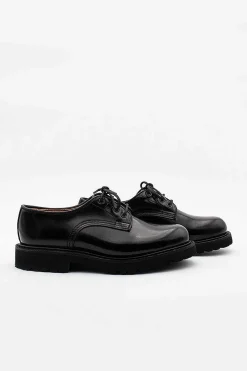 Tricker’s Black Bookbinder Derby Lace Up| Shoes
