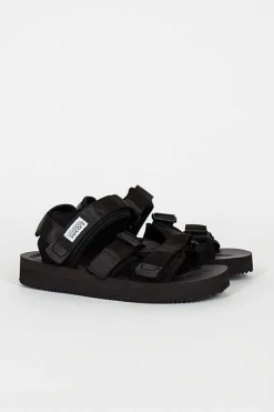 Suicoke Black Kisse-V Sandal| Shoes