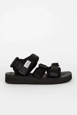 Suicoke Black Kisse-V Sandal| Shoes