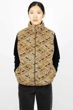 OrSlow Boa Vest African Print| Outerwear
