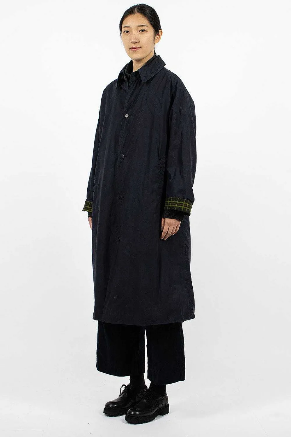 Chez Vidalenc Bobi Coat Dark Indigo| Outerwear