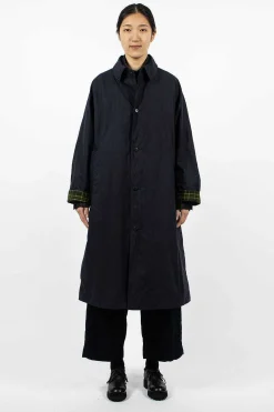 Chez Vidalenc Bobi Coat Dark Indigo| Outerwear