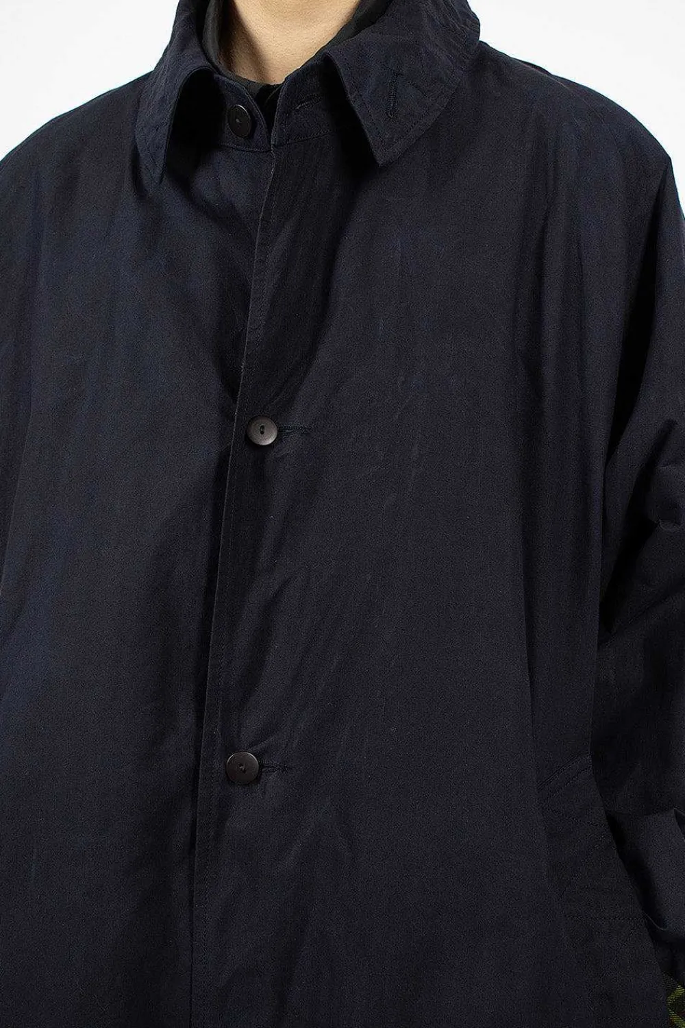 Chez Vidalenc Bobi Coat Dark Indigo| Outerwear