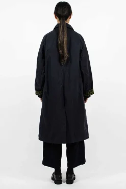 Chez Vidalenc Bobi Coat Dark Indigo| Outerwear
