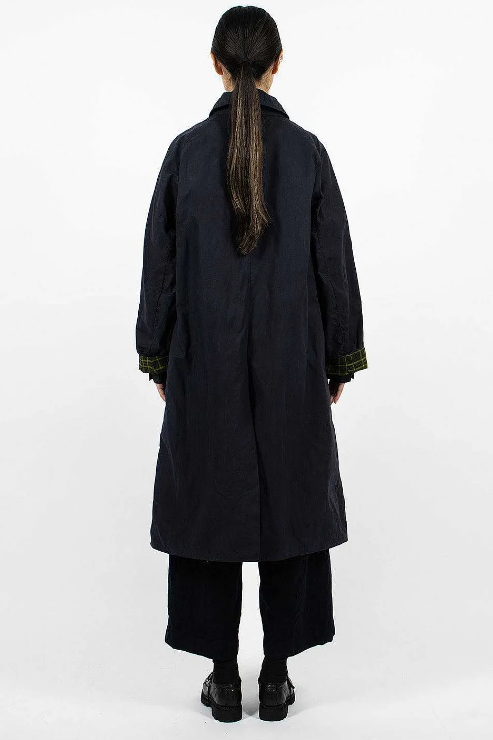 Chez Vidalenc Bobi Coat Dark Indigo| Outerwear