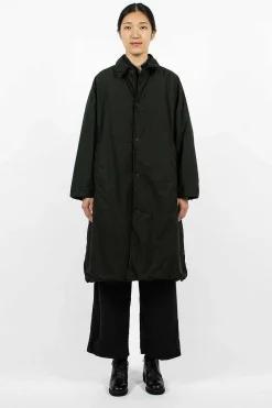 Chez Vidalenc Bobi Padded Coat Dark Green| Outerwear