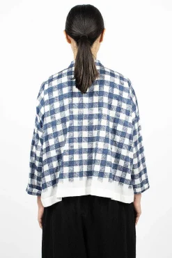 École de Curiosités Brigitte Shirt Navy/White| Shirts