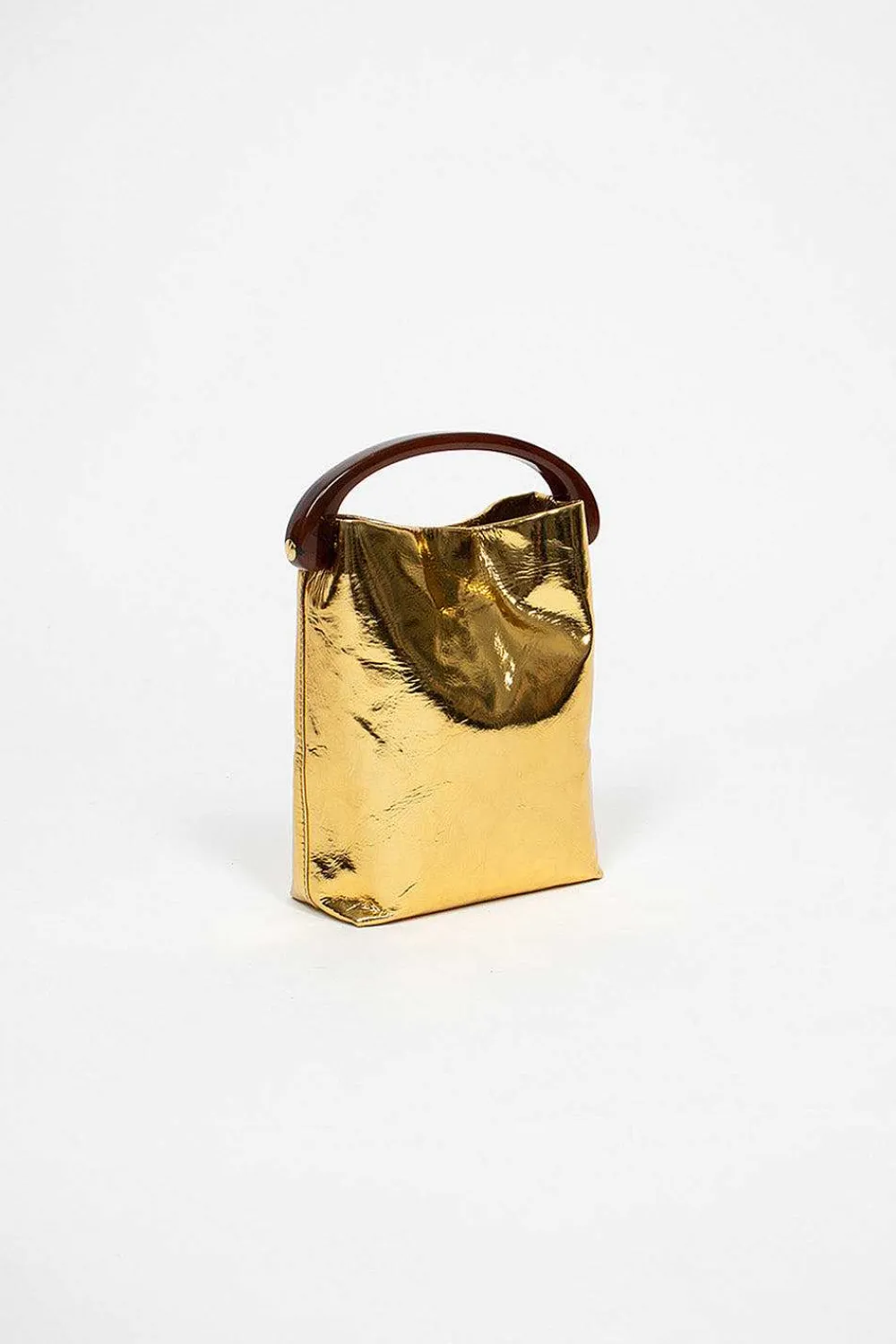 Dries Van Noten Bucket Bag Gold| Bags