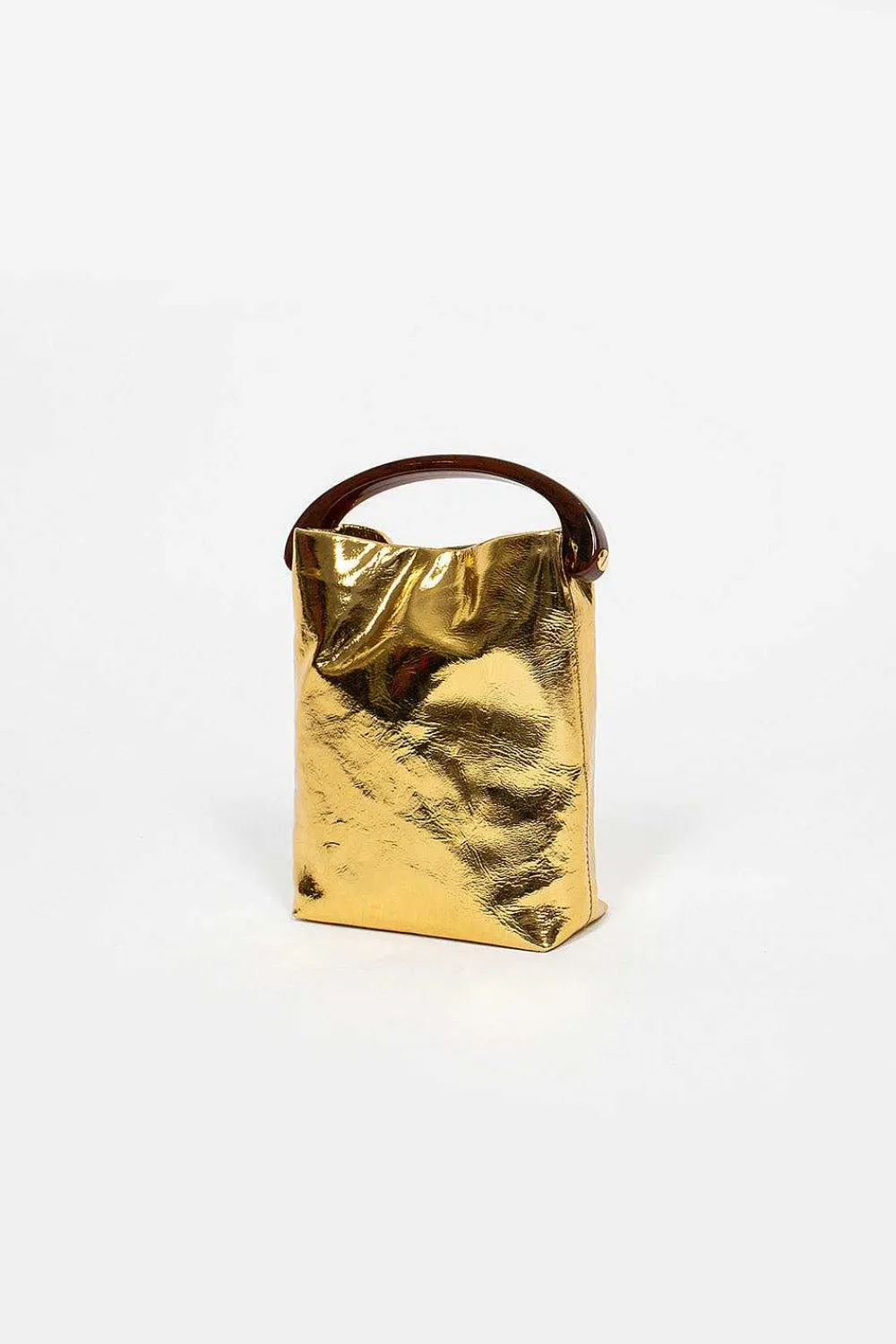 Dries Van Noten Bucket Bag Gold| Bags