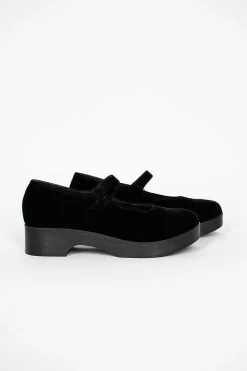 Daniela Gregis Button Ballerina Clog Black| Shoes