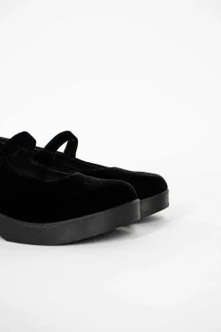 Daniela Gregis Button Ballerina Clog Black| Shoes