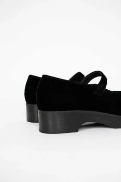 Daniela Gregis Button Ballerina Clog Black| Shoes