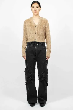 Acne Studios Cardigan Camel Brown| Knitwear