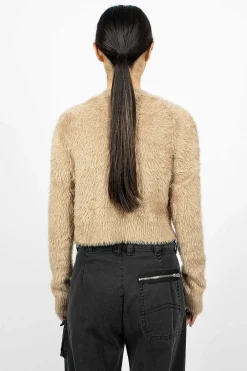 Acne Studios Cardigan Camel Brown| Outerwear