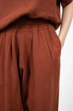 Black Crane Carpenter Pants Brick| Trousers
