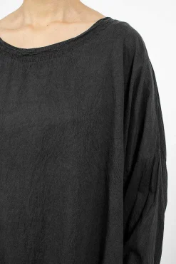 Chez Vidalenc Carre Top Short Black| Tops