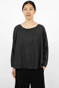 Chez Vidalenc Carre Top Short Black| Tops