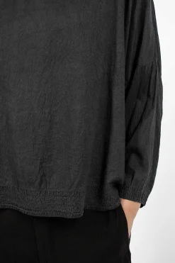 Chez Vidalenc Carre Top Short Black| Tops