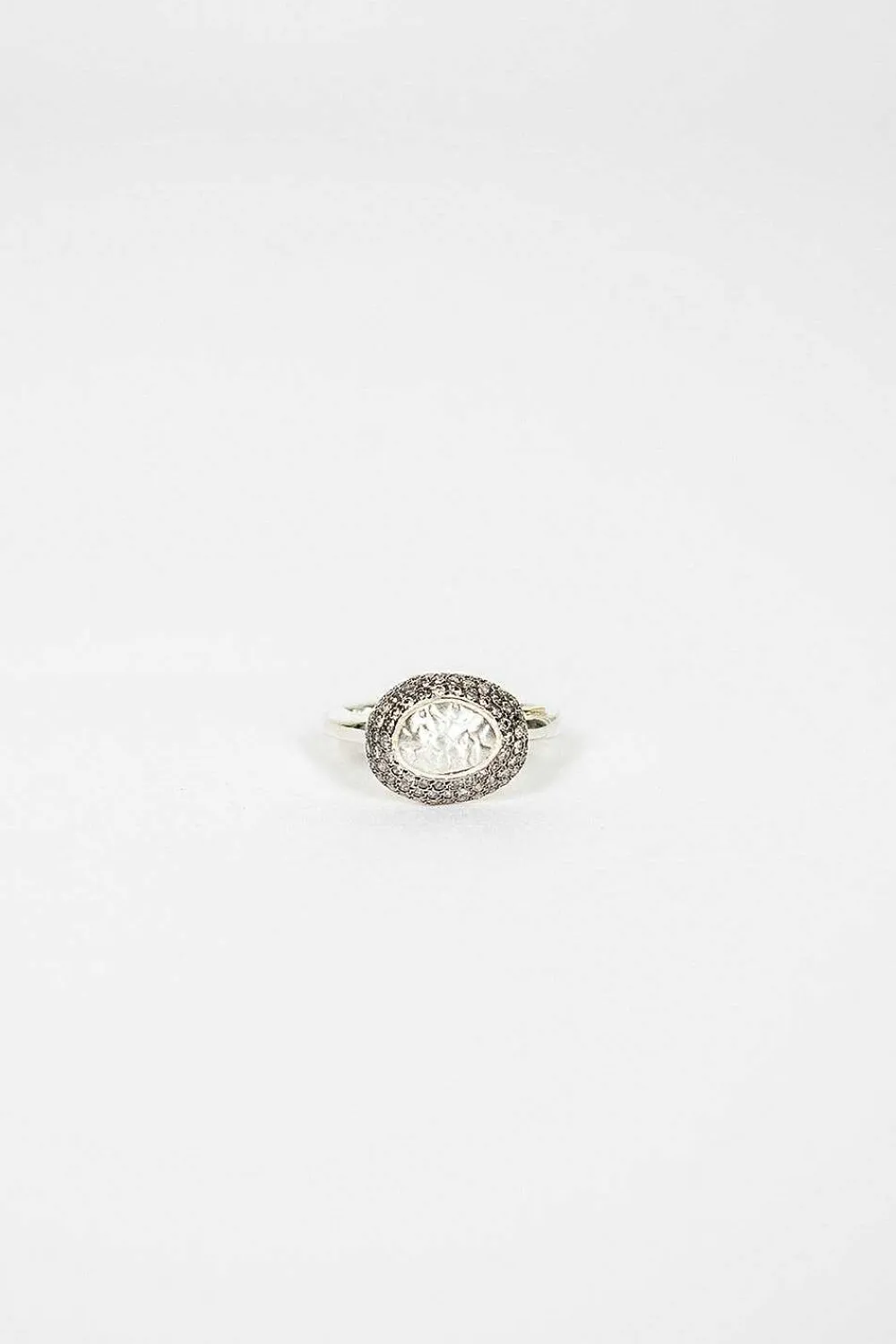 Rosa Maria Carrie Sterling Silver Icy Diamond Ring| Rings