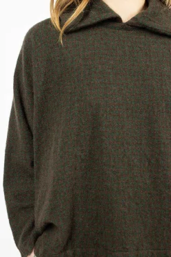 Daniela Gregis Cashmere Check Top Green/Tortoise| Tops