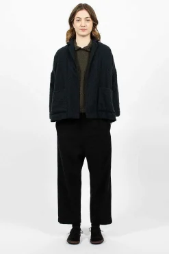 Daniela Gregis Cashmere Jacket Green Blue Check| Outerwear