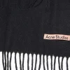 Acne Studios Cashmere Narrow Scarf Black| Scarves & Gloves