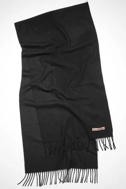 Acne Studios Cashmere Narrow Scarf Black| Scarves & Gloves