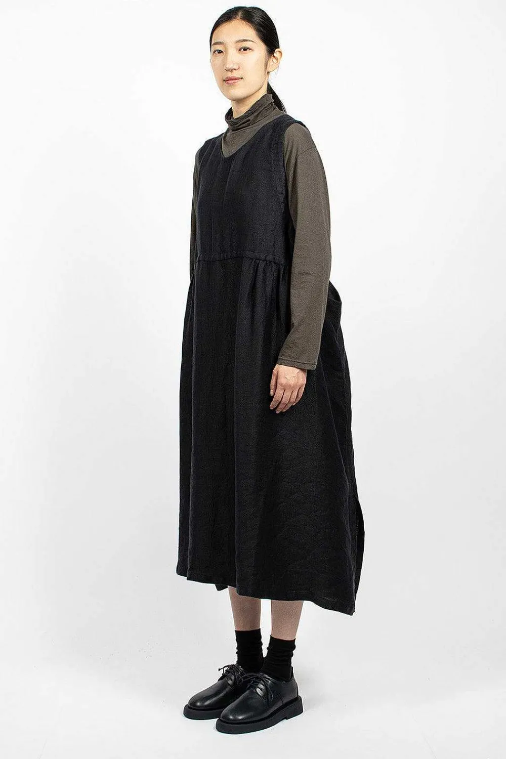 Vlas Blomme Centenaire Dress Dark Navy| Dresses