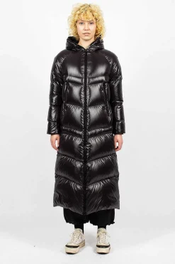 Moncler Chanon Down Coat Black| Outerwear