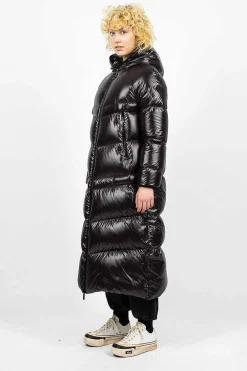 Moncler Chanon Down Coat Black| Outerwear