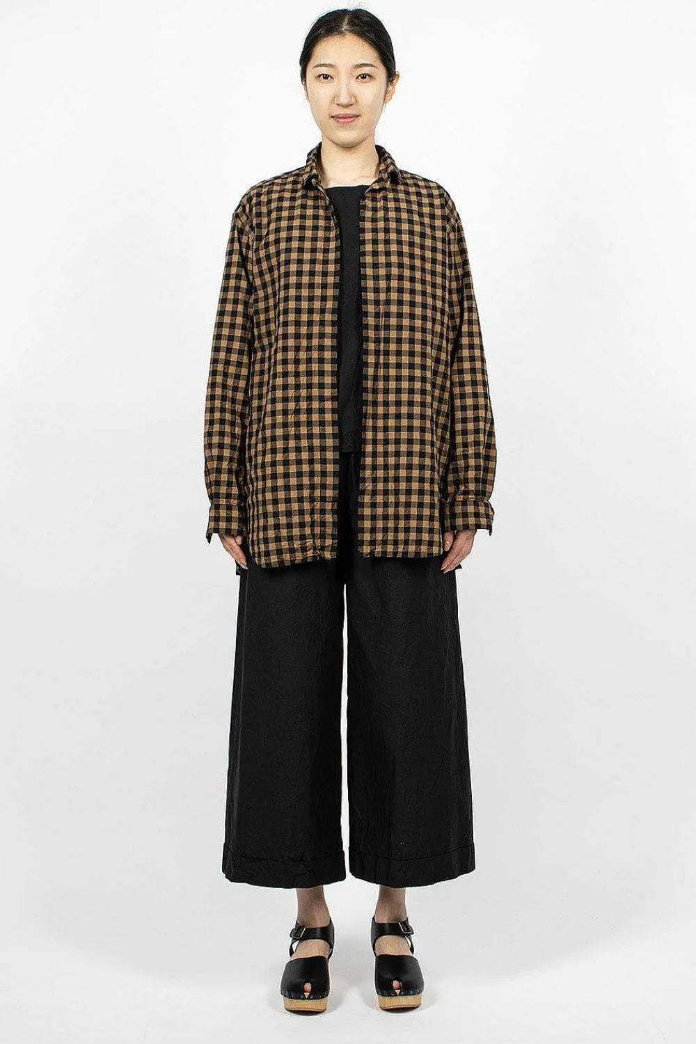 Daniela Gregis Check Shirt Black/Beige| Shirts