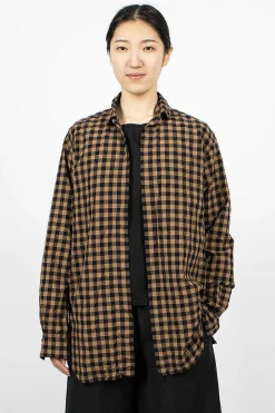 Daniela Gregis Check Shirt Black/Beige| Shirts