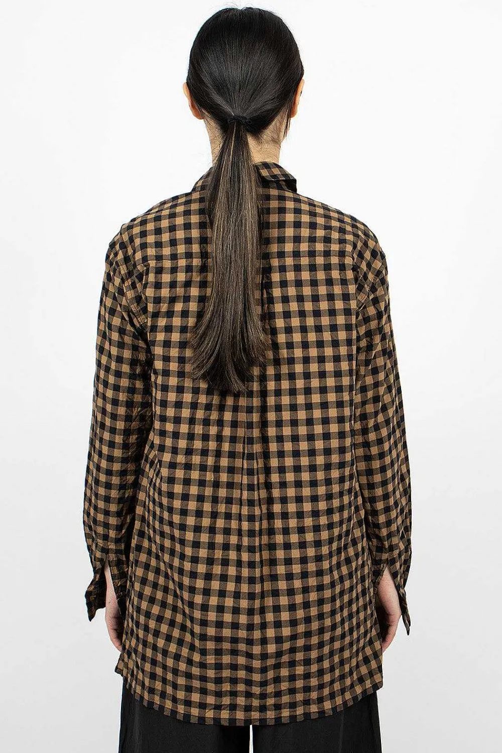 Daniela Gregis Check Shirt Black/Beige| Shirts