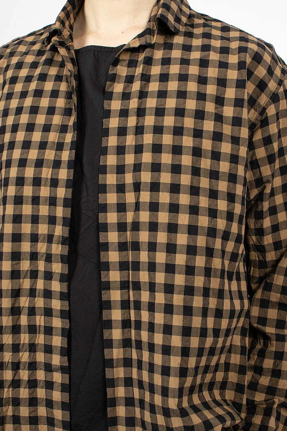 Daniela Gregis Check Shirt Black/Beige| Shirts
