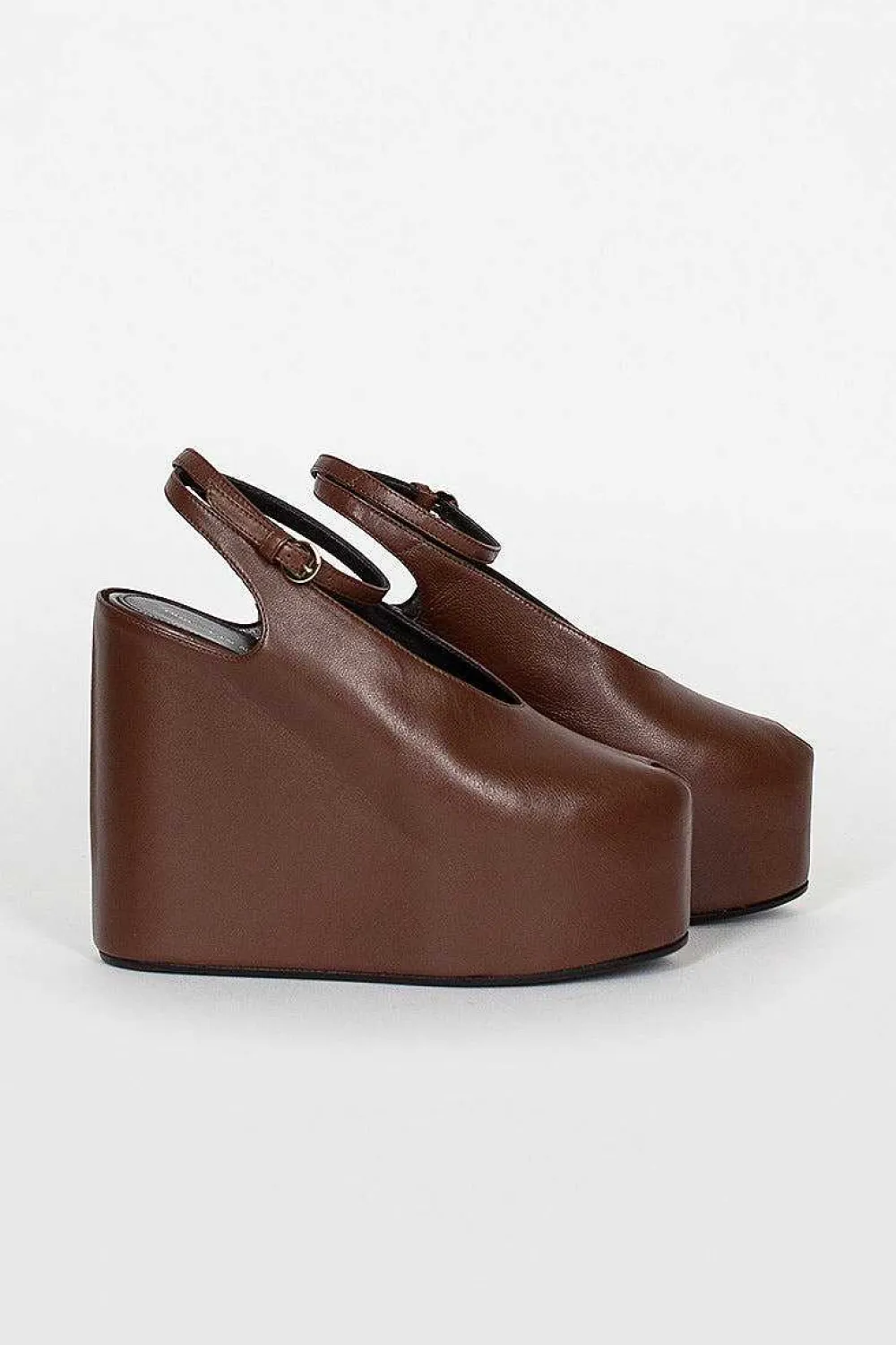 Dries Van Noten Chocolate Brown Heeled Sandal| Shoes