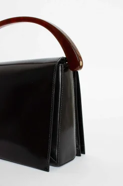 Dries Van Noten Classic Leather Bag Black| Bags