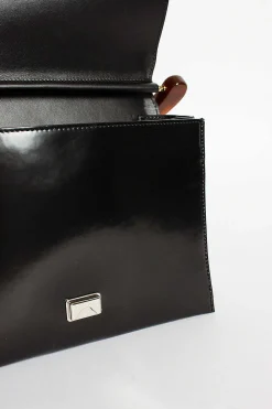 Dries Van Noten Classic Leather Bag Black| Bags
