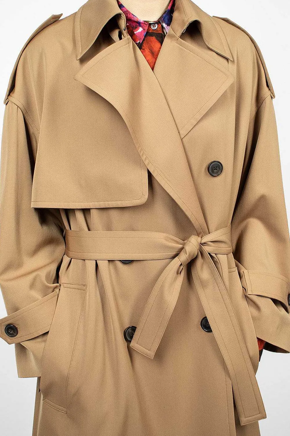 Dries Van Noten Classic Trench Coat Camel| Outerwear