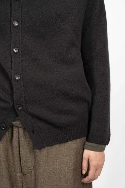 Vlas Blomme Cocoon Cardigan Brown/Black| Knitwear