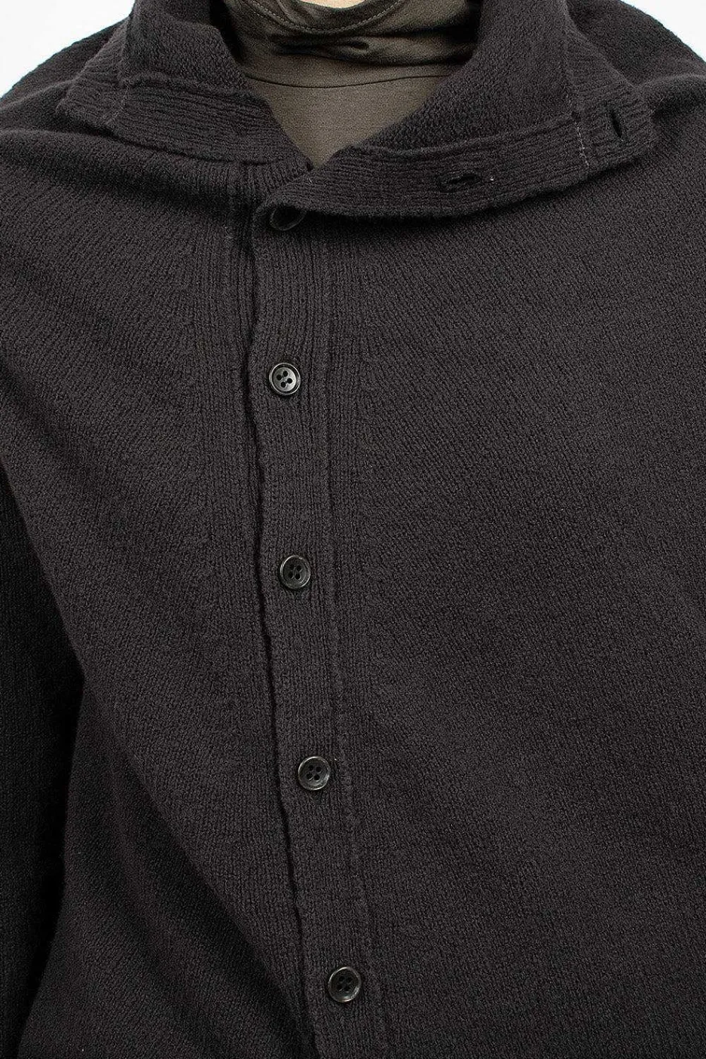 Vlas Blomme Cocoon Cardigan Brown/Black| Outerwear