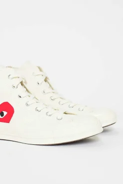 Comme Des Garçons PLAY Comme Des Garcons Play X Chuck Taylor 1970S Hi Milk/White| Sneakers