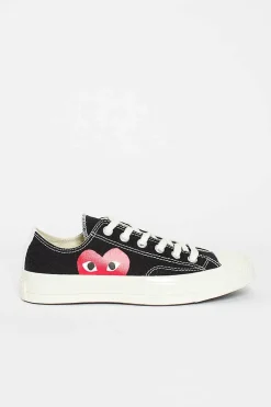 Comme Des Garçons PLAY Comme Des Garcons Play X Chuck Taylor 1970S Ox Black| Sneakers