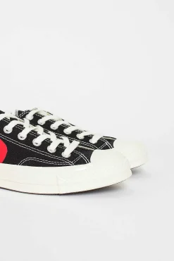 Comme Des Garçons PLAY Comme Des Garcons Play X Chuck Taylor 1970S Ox Black| Sneakers