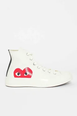 Comme Des Garçons PLAY Comme Des Garcons Play X Chuck Taylor 1970S Hi Milk/White| Boots