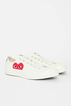 Comme Des Garçons PLAY Comme Des Garcons Play X Chuck Taylor 1970S Ox Milk/White| Sneakers