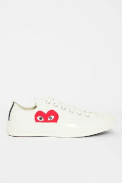 Comme Des Garçons PLAY Comme Des Garcons Play X Chuck Taylor 1970S Ox Milk/White| Sneakers