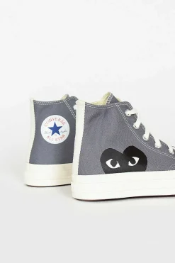 Comme Des Garçons PLAY Comme Des Garcons Play X Chuck Taylors 1970's Hi Grey| Boots