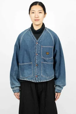 Kapital Coneybowy Railroad Jacket Denim| Outerwear