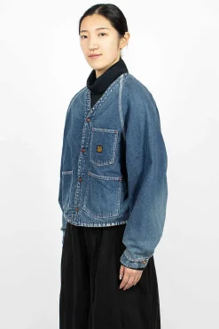 Kapital Coneybowy Railroad Jacket Denim| Outerwear